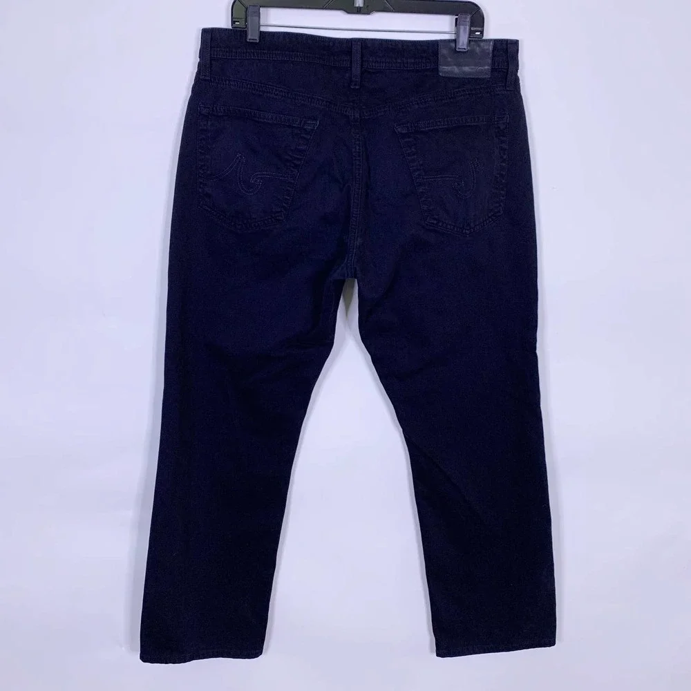AG Graduate Pants Men's 36x34 fits 36x28 Black Adriano Goldschmied Tailored Leg - Picture 2 of 6